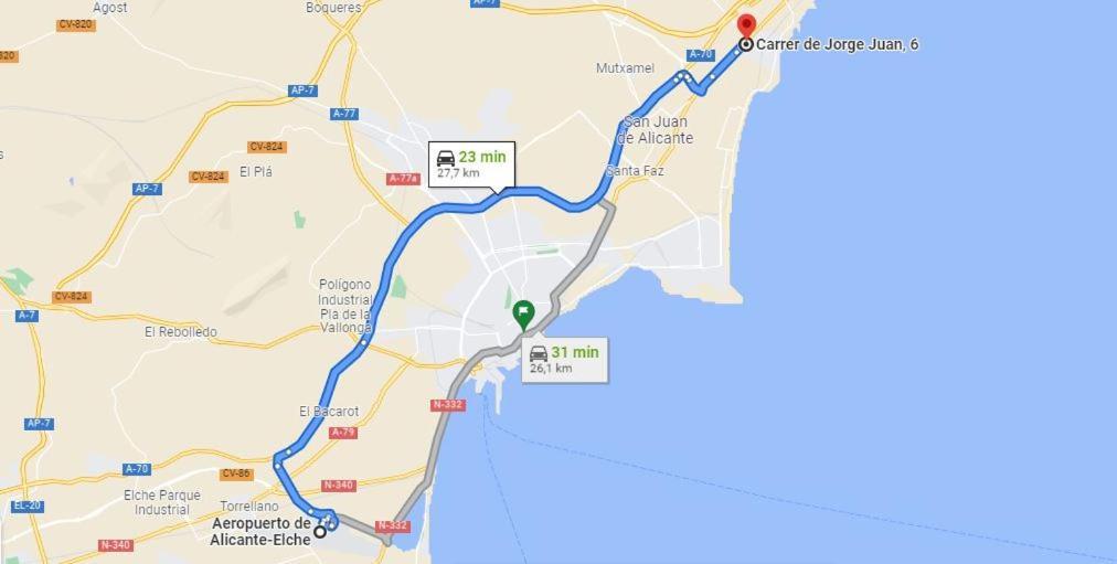 Apartamento Con Piscina Terraza Y Parking Leilighet El Campello Eksteriør bilde