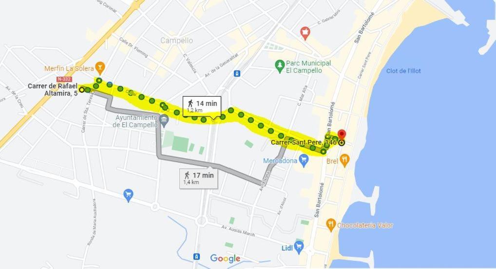 Apartamento Con Piscina Terraza Y Parking Leilighet El Campello Eksteriør bilde